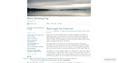 Desktop Screenshot of mistymorningfog.wordpress.com