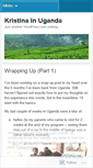 Mobile Screenshot of kristinainuganda.wordpress.com