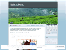 Tablet Screenshot of kristinainuganda.wordpress.com