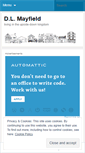 Mobile Screenshot of dlmayfield.wordpress.com