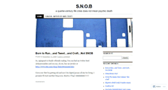 Desktop Screenshot of agingsnob.wordpress.com