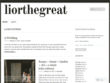 Tablet Screenshot of liorthegreat.wordpress.com