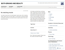 Tablet Screenshot of bothbrainsandbeauty.wordpress.com