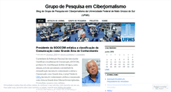 Desktop Screenshot of jornalismo.wordpress.com