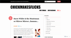 Desktop Screenshot of chickmakesflicks.wordpress.com