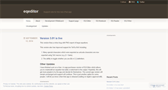 Desktop Screenshot of eqeditor.wordpress.com