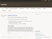 Tablet Screenshot of eqeditor.wordpress.com