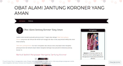 Desktop Screenshot of obatalamijantungkoroneryangaman.wordpress.com