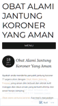 Mobile Screenshot of obatalamijantungkoroneryangaman.wordpress.com