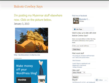 Tablet Screenshot of bulcotecowboy.wordpress.com
