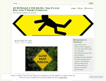 Tablet Screenshot of durtbagz.wordpress.com