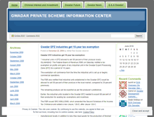 Tablet Screenshot of gwadarprivatescheme.wordpress.com