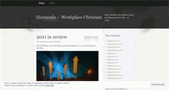Desktop Screenshot of hernandoworkplacechristian.wordpress.com