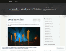 Tablet Screenshot of hernandoworkplacechristian.wordpress.com