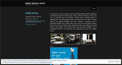 Desktop Screenshot of italianfashionresort.wordpress.com