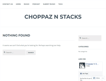 Tablet Screenshot of choppaznstacks.wordpress.com