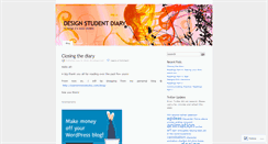 Desktop Screenshot of designstudentdiary.wordpress.com