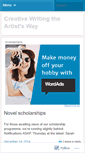 Mobile Screenshot of cwartistsway.wordpress.com
