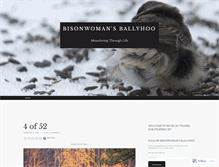 Tablet Screenshot of bisonwoman.wordpress.com