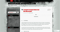 Desktop Screenshot of akusuhendar.wordpress.com