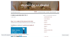 Desktop Screenshot of emploi14.wordpress.com