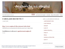 Tablet Screenshot of emploi14.wordpress.com