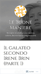 Mobile Screenshot of buonemaniere.wordpress.com