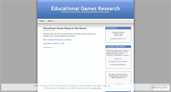 Desktop Screenshot of edugamesblog.wordpress.com
