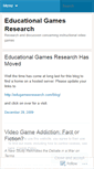 Mobile Screenshot of edugamesblog.wordpress.com