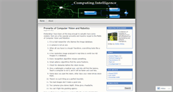 Desktop Screenshot of computingintelligence.wordpress.com