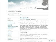 Tablet Screenshot of miserableoldtwat.wordpress.com