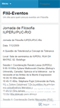 Mobile Screenshot of filoeventos.wordpress.com