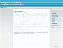 Tablet Screenshot of fwg0.wordpress.com