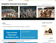 Tablet Screenshot of fans2gether.wordpress.com