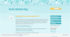 Desktop Screenshot of lovinstokesbay.wordpress.com