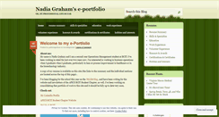 Desktop Screenshot of nadiagraham.wordpress.com