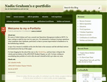 Tablet Screenshot of nadiagraham.wordpress.com
