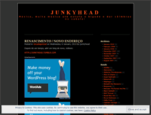 Tablet Screenshot of junkyhead.wordpress.com