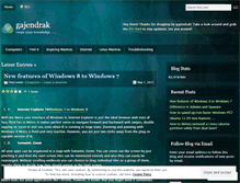 Tablet Screenshot of gajendrak.wordpress.com