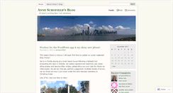 Desktop Screenshot of anneschofield.wordpress.com