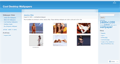 Desktop Screenshot of cooldesktopwallpaper.wordpress.com