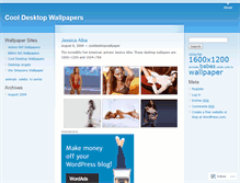 Tablet Screenshot of cooldesktopwallpaper.wordpress.com