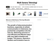 Tablet Screenshot of musatek.wordpress.com