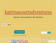 Tablet Screenshot of katrinacourtadventures.wordpress.com