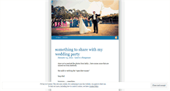 Desktop Screenshot of mikeewedding.wordpress.com