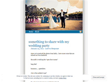 Tablet Screenshot of mikeewedding.wordpress.com