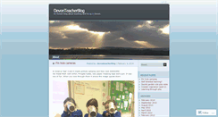 Desktop Screenshot of devonteacherblog.wordpress.com