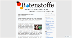 Desktop Screenshot of botenstoffe.wordpress.com