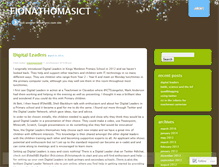 Tablet Screenshot of fionathomasict.wordpress.com