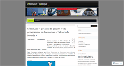 Desktop Screenshot of decisionpublique.wordpress.com